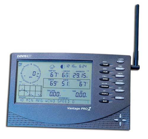 Davis Vantage Pro 2 with Standard Radiation Shield Wireless Davis Vantage Pro 2 with Standard Radiation Shield Wireless